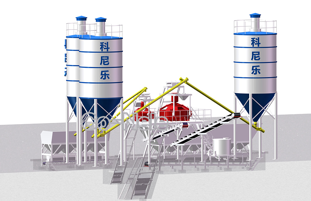 CONELE Planetary Mixer for Concrete Block Production